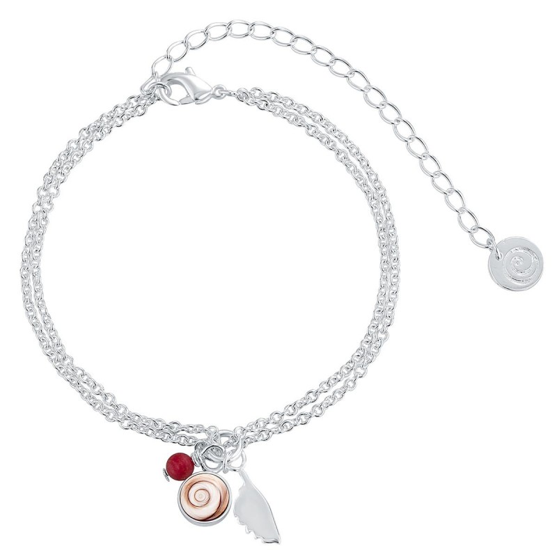 Bracelet oeil ste Lucie + corail + corse SBC251médi