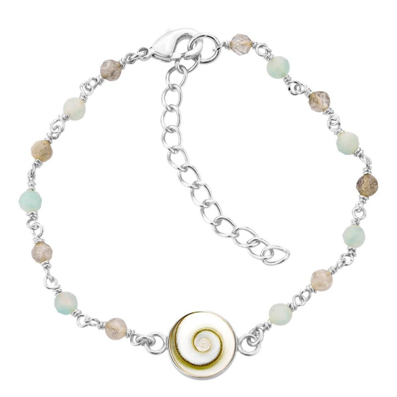 Bracelet œil ste Lucie + amazonite SBC235amazo