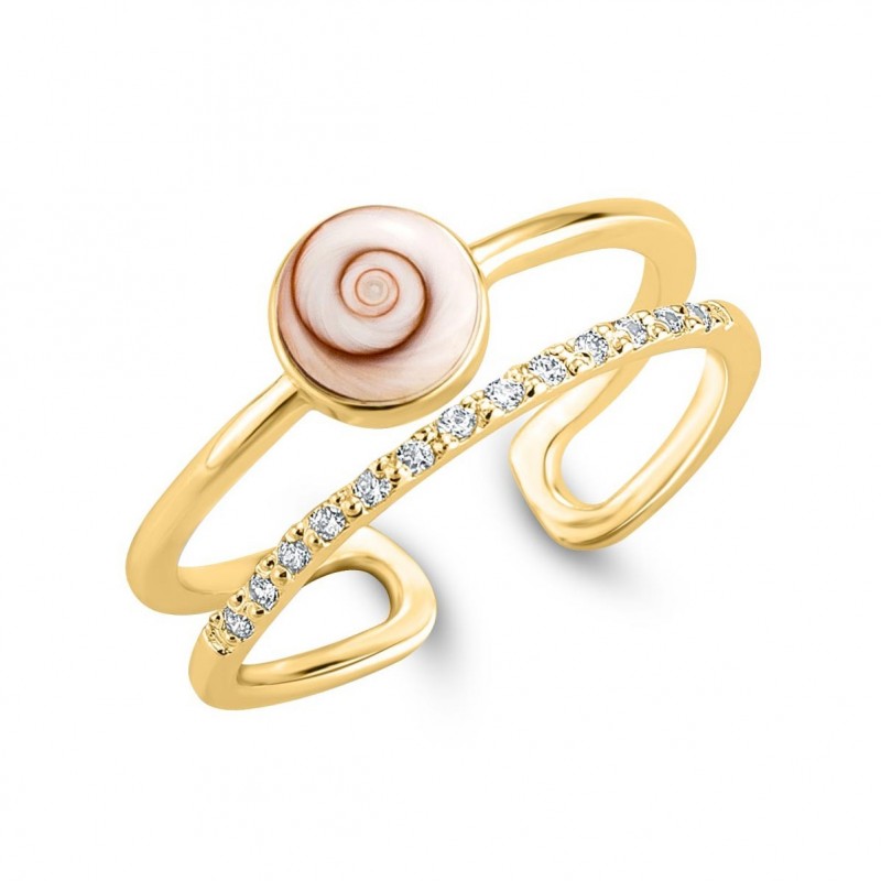 Bague Oeil ste Lucie dorée POSRC50434bismédi