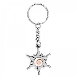 Porte clés soleil avec oeil de sainte Lucie