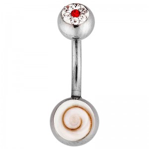 Piercing oeil de sainte Lucie et strass