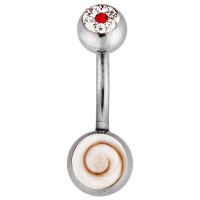 Piercing oeil de sainte Lucie et strass