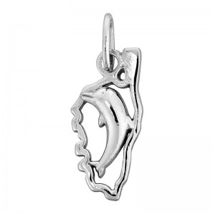 pendentif argent Corse dauphin