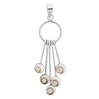 pendentif argent et oeil de sainte lucie