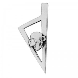 pendentif argent Corse stylisée