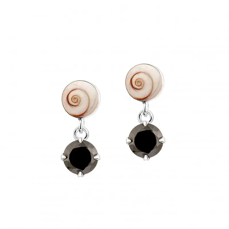 BOUCLES D'OREILLES avec Œil de Sainte-Lucie